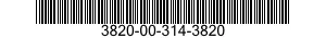 3820-00-314-3820  3820003143820 003143820