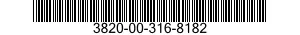 3820-00-316-8182  3820003168182 003168182