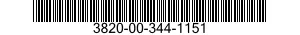 3820-00-344-1151  3820003441151 003441151