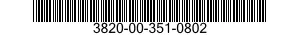 3820-00-351-0802  3820003510802 003510802