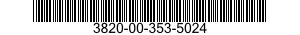 3820-00-353-5024  3820003535024 003535024