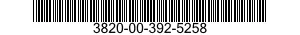 3820-00-392-5258  3820003925258 003925258