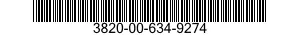 3820-00-634-9274  3820006349274 006349274