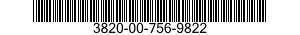 3820-00-756-9822  3820007569822 007569822