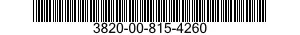 3820-00-815-4260  3820008154260 008154260