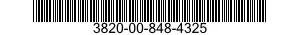3820-00-848-4325 PLATE,TOGGLE 3820008484325 008484325