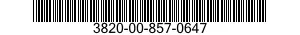3820-00-857-0647  3820008570647 008570647