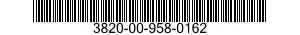 3820-00-958-0162  3820009580162 009580162