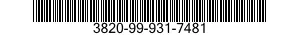 3820-99-931-7481  3820999317481 999317481