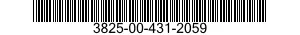 3825-00-431-2059  3825004312059 004312059