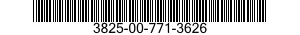 3825-00-771-3626  3825007713626 007713626