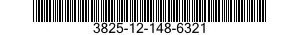 3825-12-148-6321 WIRE ROPE ASSEMBLY,SINGLE LEG 3825121486321 121486321