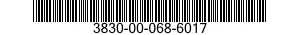 3830-00-068-6017 END BIT,MOLDBOARD 3830000686017 000686017