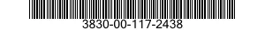 3830-00-117-2438 BLADE,BULLDOZER,EARTH MOVING 3830001172438 001172438
