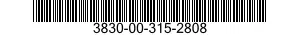 3830-00-315-2808  3830003152808 003152808