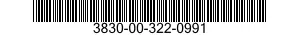 3830-00-322-0991  3830003220991 003220991