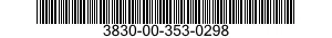 3830-00-353-0298  3830003530298 003530298