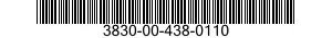 3830-00-438-0110  3830004380110 004380110