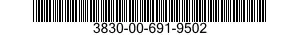 3830-00-691-9502  3830006919502 006919502
