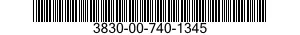 3830-00-740-1345 TOOTH,SURFACE RIPPING 3830007401345 007401345