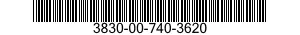 3830-00-740-3620  3830007403620 007403620