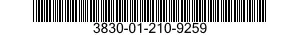 3830-01-210-9259  3830012109259 012109259