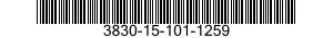 3830-15-101-1259 BUCKET,SCOOP TYPE LOADER 3830151011259 151011259