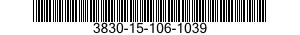 3830-15-106-1039 DENTE SCARIFICATORE 3830151061039 151061039