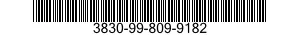 3830-99-809-9182  3830998099182 998099182