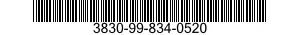 3830-99-834-0520  3830998340520 998340520