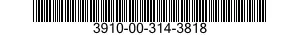 3910-00-314-3818  3910003143818 003143818