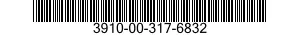 3910-00-317-6832  3910003176832 003176832