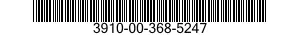 3910-00-368-5247  3910003685247 003685247