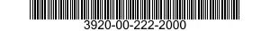 3920-00-222-2000  3920002222000 002222000