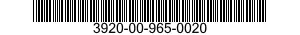 3920-00-965-0020  3920009650020 009650020