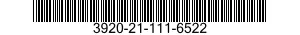 3920-21-111-6522  3920211116522 211116522