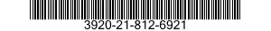 3920-21-812-6921  3920218126921 218126921