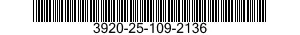 3920-25-109-2136  3920251092136 251092136