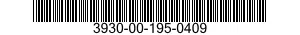 3930-00-195-0409  3930001950409 001950409