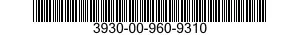3930-00-960-9310  3930009609310 009609310