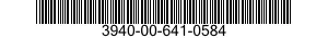3940-00-641-0584  3940006410584 006410584