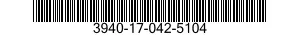 3940-17-042-5104 BLOCK,TACKLE 3940170425104 170425104