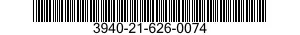 3940-21-626-0074  3940216260074 216260074
