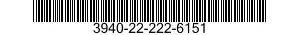 3940-22-222-6151  3940222226151 222226151