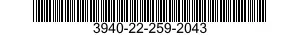 3940-22-259-2043  3940222592043 222592043