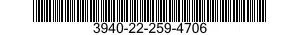 3940-22-259-4706  3940222594706 222594706