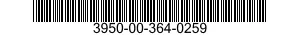 3950-00-364-0259  3950003640259 003640259