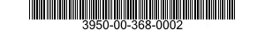 3950-00-368-0002  3950003680002 003680002