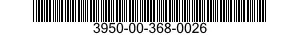 3950-00-368-0026  3950003680026 003680026