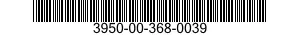 3950-00-368-0039  3950003680039 003680039